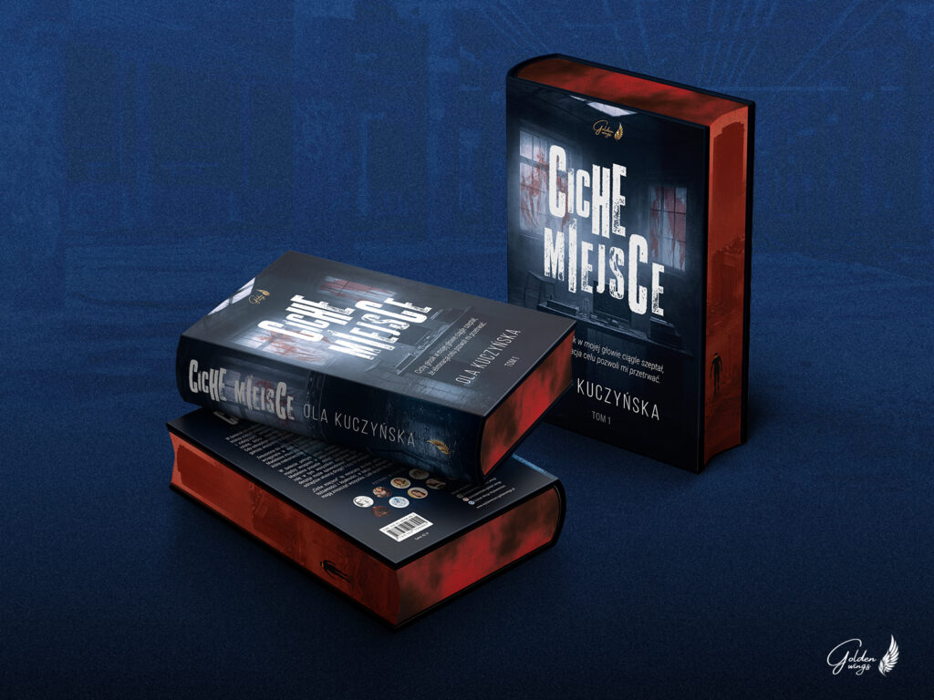 Okładka Ciche miejsce thriller Golden Wings Anka Jot