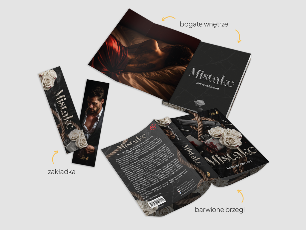 Okładka Mistake romans mafijnyGolden Wings Anka Jot